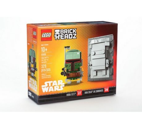 LEGO® BrickHeadz 41498 Boba Fett and Han Solo in Carbonite