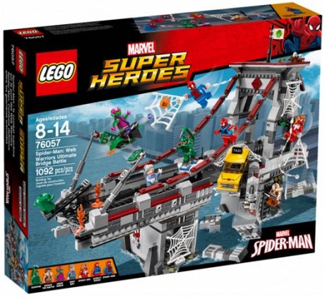 LEGO® Super Heroes 76057 Spiderman: Úžasný souboj pavoučích válečníků na mostě