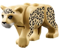 LEGO (60161) Cat, Large (Leopard) with White Muzzle and Black Nose