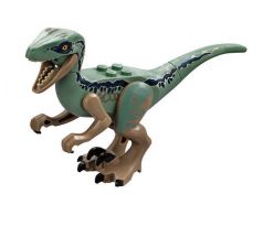 LEGO (75930) Dino Raptor with Black Claws and Dark Blue Stripes