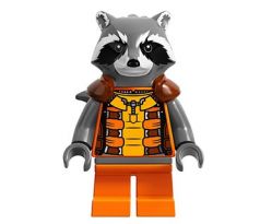 LEGO (76020) Rocket Raccoon Orange Outfit- Super Heroes: Guardians of the Galaxy