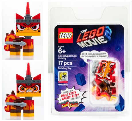 LEGO® The LEGO® Movie 2 comcon057 Apocalypseburg Unikitty - San Diego Comic-Con 2018 Exclusive blister pack