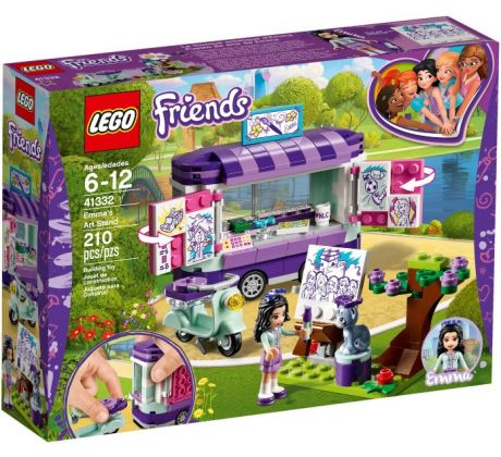 LEGO® Friends 41332 Emma a její umělecký stánek