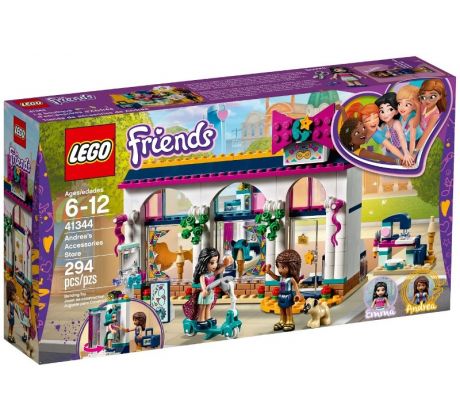 LEGO® Friends 41344 Andrea a její obchod s módními doplňky