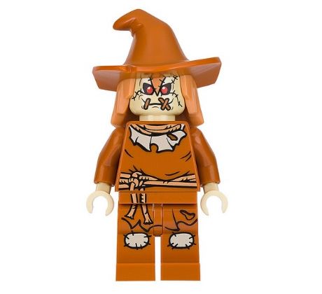 LEGO (76054) Scarecrow, Dark Orange Floppy Hat- Super Heroes: Batman II