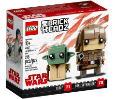 LEGO (41627) Luke Skywalker & Yoda- Brickheadz