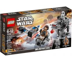 LEGO® Star Wars 75195 Snežný spídr a kráčející kolos Prvního řádu