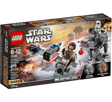 LEGO® Star Wars 75195 Snežný spídr a kráčející kolos Prvního řádu