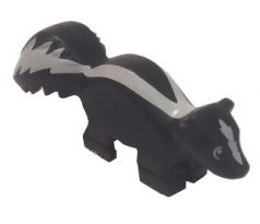 LEGO (60217) Skunk with White Markings Pattern-