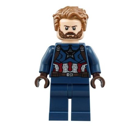 LEGO (76101) Captain America, Beard- Super Heroes: Avengers Infinity War