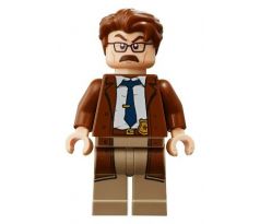 LEGO (76120) Commissioner Gordon - Reddish Brown Hair and Coat- Super Heroes: Batman II