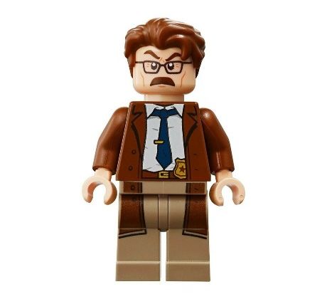 LEGO (76120) Commissioner Gordon - Reddish Brown Hair and Coat- Super Heroes: Batman II