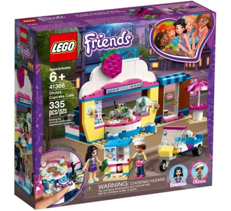 LEGO® Friends 41366 Olivia a kavárna s dortíky