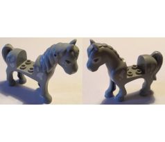 LEGO (41369) Horse with 2 x 2 Cutout, Light Bluish Gray Eyes, White Patch Around Left Eye and White Spots Pattern