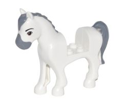 LEGO (41147) Horse with 2 x 2 Cutout, Reddish Brown Eyes and Dark Bluish Gray Blaze, Nose and Tail Pattern