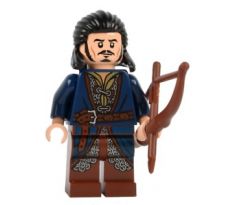 LEGO (79017) Bard the Bowman - Silver Buckle and Shirt Grommets- The Hobbit and the Lord of the Rings: The Hobbit