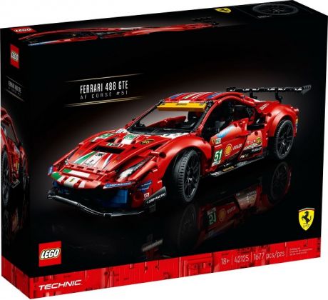 LEGO® Technic 42125 Ferrari 488 GTE „AF Corse #51”