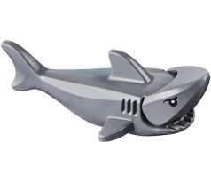 LEGO (76116) Shark with Gills with Black Eyes and White Pupils Pattern