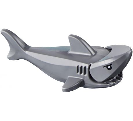 LEGO (76116) Shark with Gills with Black Eyes and White Pupils Pattern