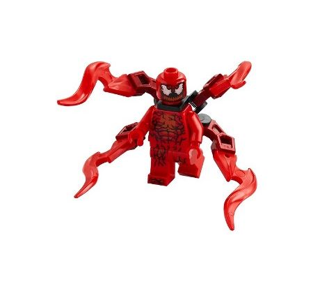 LEGO (76173) Carnage - Medium Appendages - Flat Silver Head - Super Heroes: Spider-Man