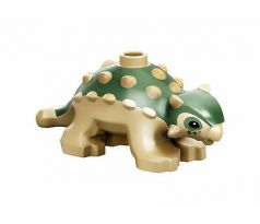 LEGO (75939) Dinosaur Ankylosaurus Baby with Sand Green Back and Black Eyes Pattern - Jurassic World