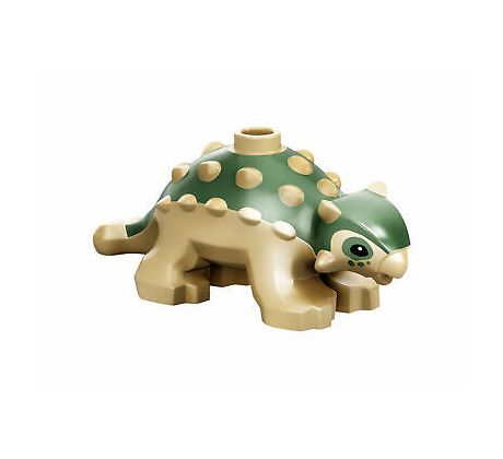 LEGO (75939) Dinosaur Ankylosaurus Baby with Sand Green Back and Black Eyes Pattern - Jurassic World