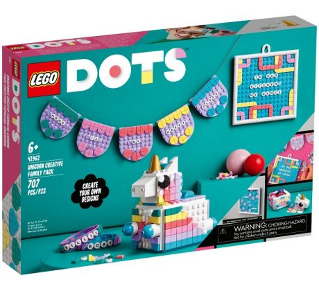 LEGO® Dots 41962 Tvořivá rodinná sada – jednorožec