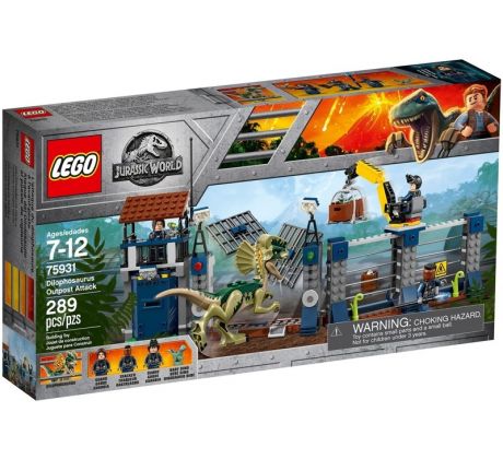 LEGO® Jurassic World 75931 Útok dilophosaura na hlídku