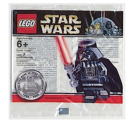 LEGO® Star Wars sw218promo Darth Vader 10 Year Anniversary Promotional Minifigure polybag