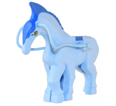 LEGO (75573) Direhorse with Blue Crest, Mane, and Tail, and Yellow Eyes Pattern - Avatar