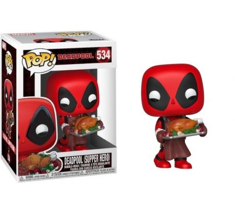 Funko Pop #534 Deadpool - Holiday Marvel Supper Hero