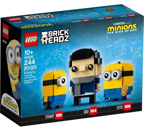 LEGO® BrickHeadz 40420 Gru, Stuart a Otto