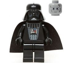 LEGO® Star Wars Minifigurka Darth Vader, Light Bluish Gray Skin, Scarred Right Cheek, Eyebrows