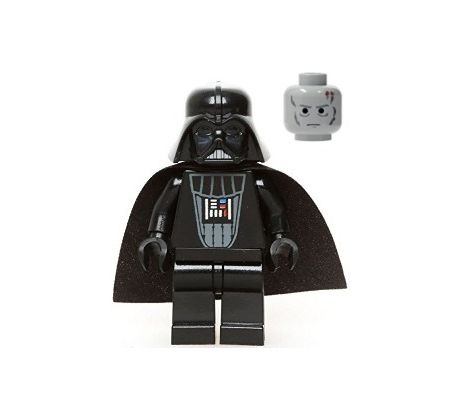 LEGO® Star Wars Minifigurka Darth Vader, Light Bluish Gray Skin, Scarred Right Cheek, Eyebrows