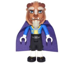 LEGO® Disney Minifigurka Beast, Blue Jacket, Black Legs, Dark Purple Cape