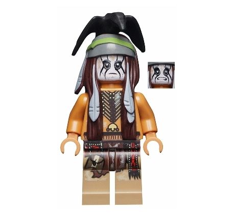 LEGO® The Lone Ranger Minifigurka Tonto - Dirty