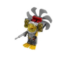 LEGO® Atlantis Minifigurka Ace Speedman with Lights and Propeller