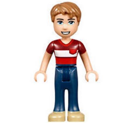 LEGO® Friends Minifigurka Henry - Red Shirt, Dark Blue Trousers