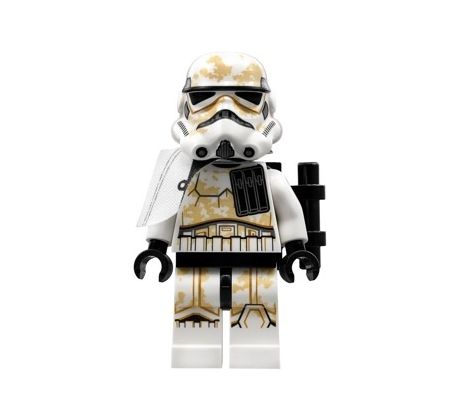 LEGO® Star Wars Minifigurka Sandtrooper Sergeant, White Pauldron, Neck Bracket