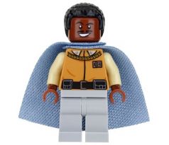 LEGO® Star Wars Minifigurka Lando Calrissian, Sand Blue Cape, Light Bluish Gray Legs