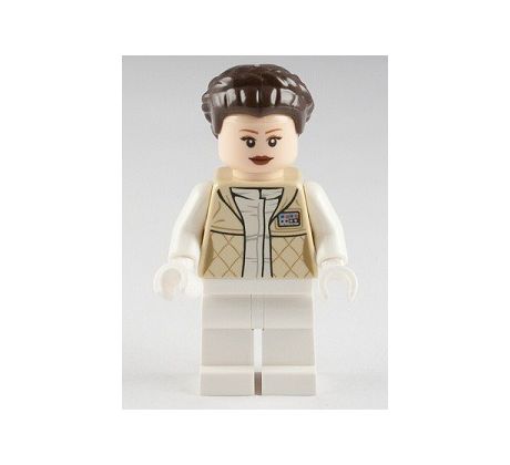 LEGO® Star Wars Minifigurka Princess Leia, Hoth Outfit, Tan Jacket, Dark Brown Hair