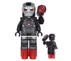 LEGO® Super Heroes Minifigurka War Machine with Red Eyes