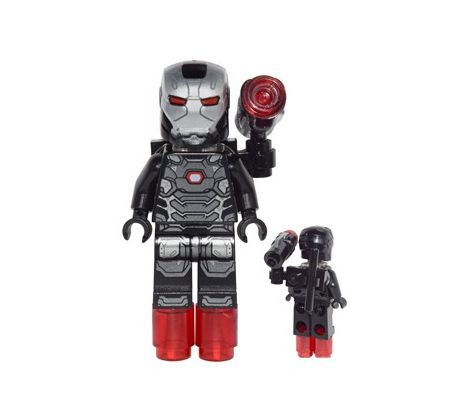 LEGO® Super Heroes Minifigurka War Machine with Red Eyes