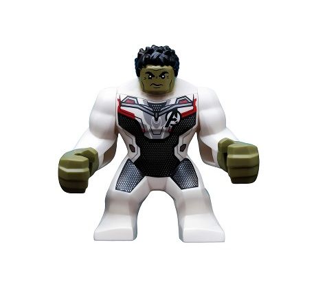 LEGO® Super Heroes Minifigurka Hulk (Big Fig), White Jumpsuit with Avengers Logo