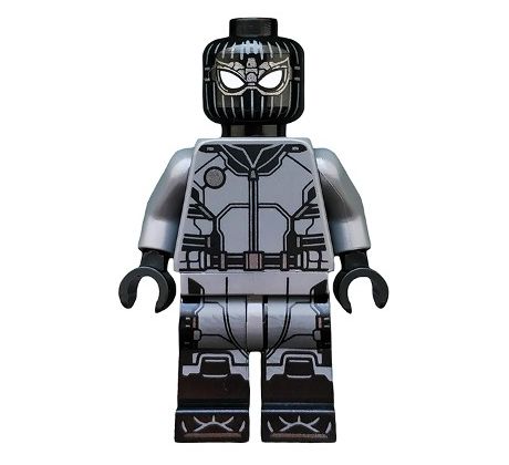 LEGO® Super Heroes Minifigurka Spider-Man in Black and Gray Outfit