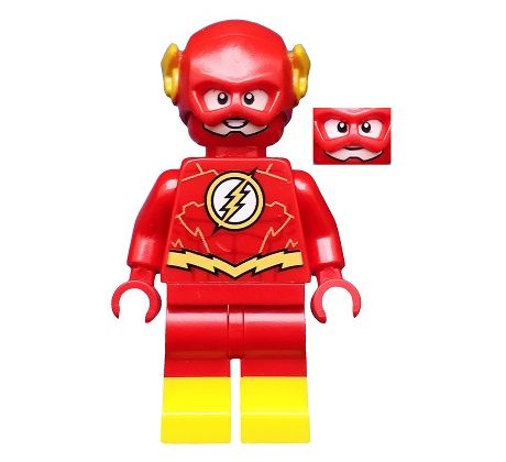 LEGO® Super Heroes Minifigurka The Flash with Dual Molded Red and Yellow Legs