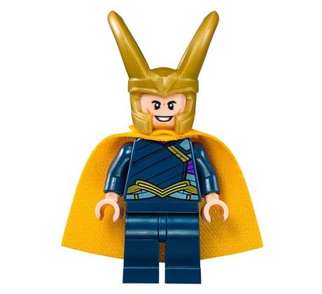 LEGO® Super Heroes Minifigurka Loki, Dark Blue Outfit