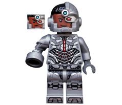 LEGO® Super Heroes Minifigurka Cyborg with Blaster Arm (DCEU)