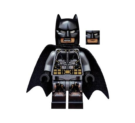 LEGO® Super Heroes Minifigurka Batman, Dark Bluish Gray Suit, Black Cape and Cowl (Tactical Suit)