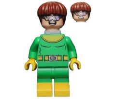 LEGO® Super Heroes Minifigurka Dr. Octopus / Doc Ock in Bright Green and Yellow Outfit with No Tentacles